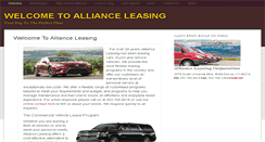 Desktop Screenshot of alliance-leasing.com